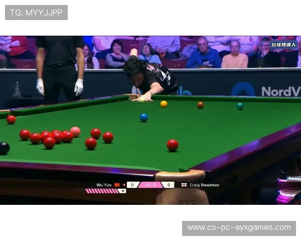 台球九球比赛选手清台速度惊人